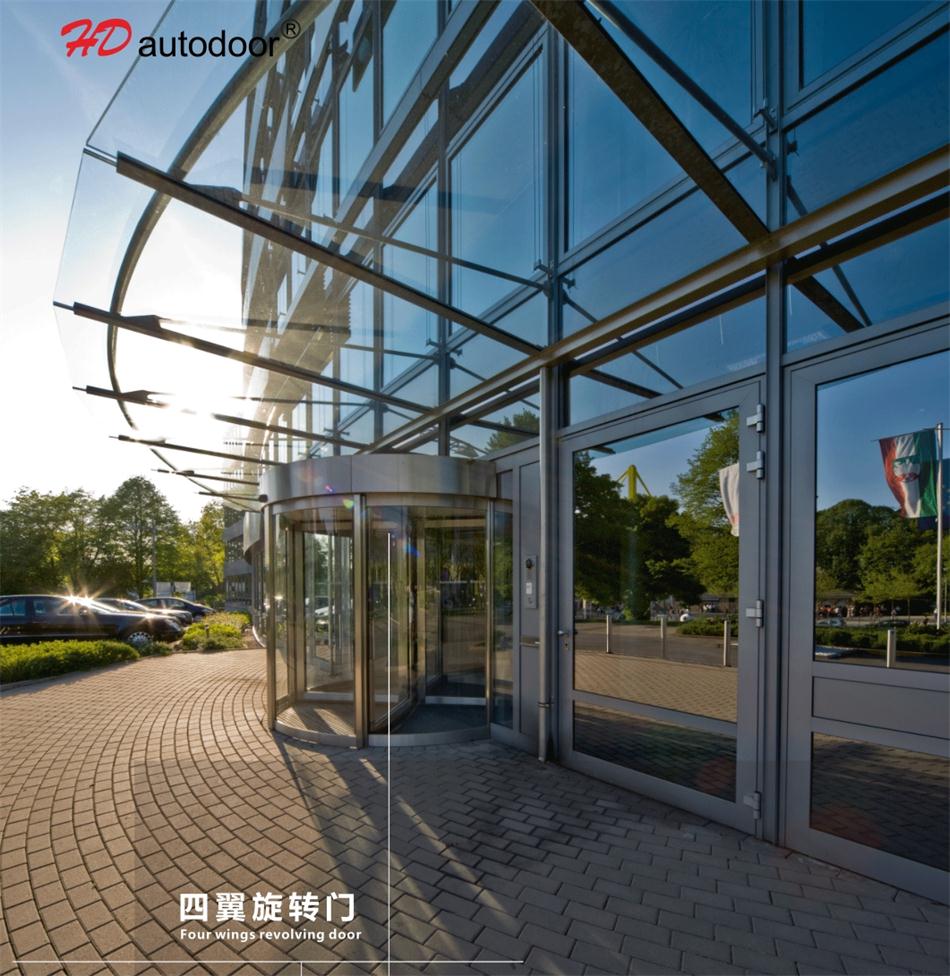 兩翼、三翼、四翼旋轉(zhuǎn)門(mén)：青島恒達(dá)自動(dòng)門(mén)(圖5)